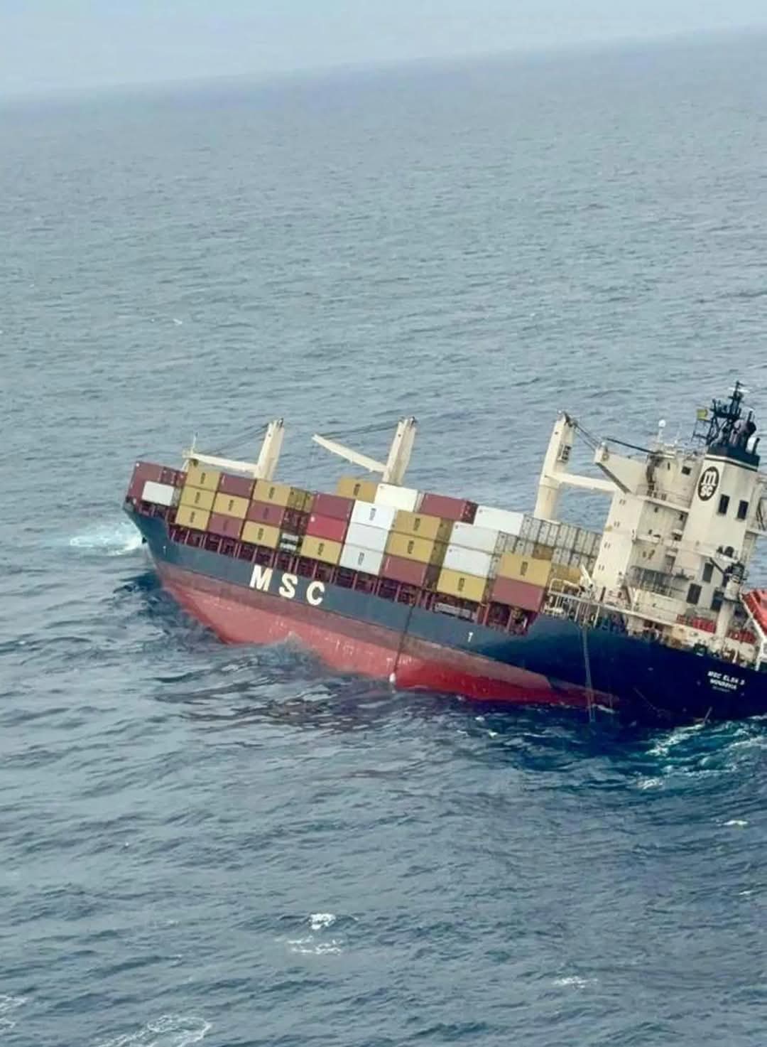 Elsa ship sink in Kochi