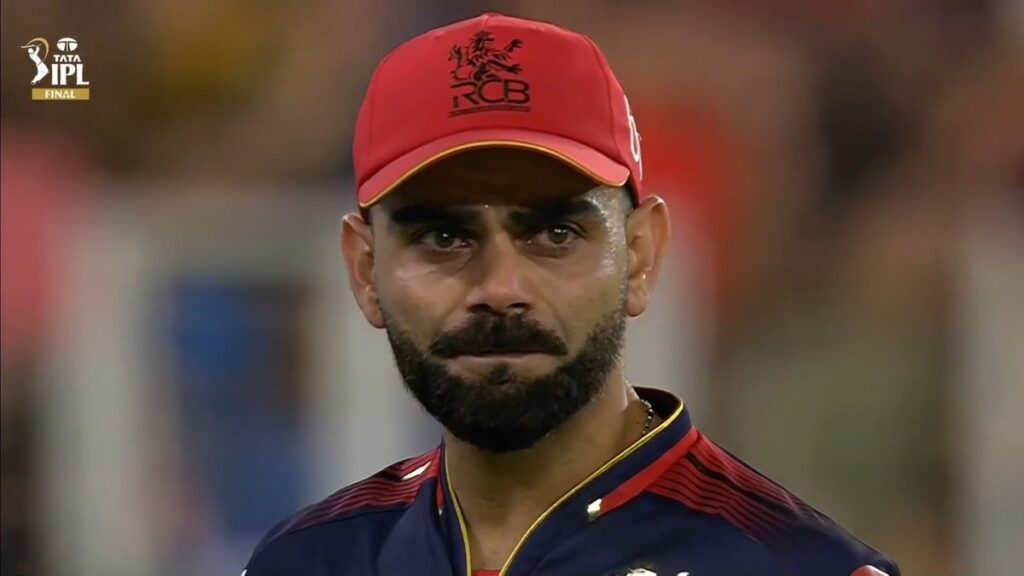 Virat Kohli in tears after winning IPL 2025.