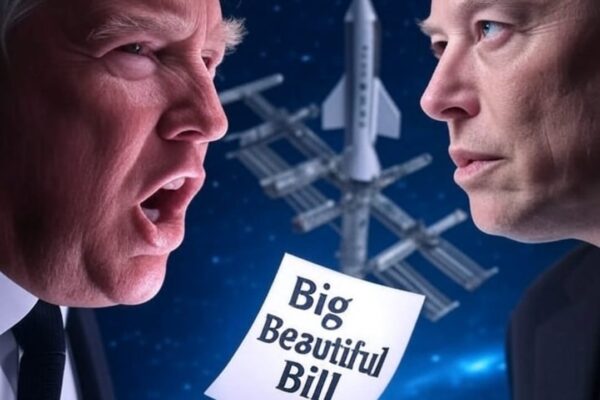 President Trump & Elon musk's feud over Big beautiful bill