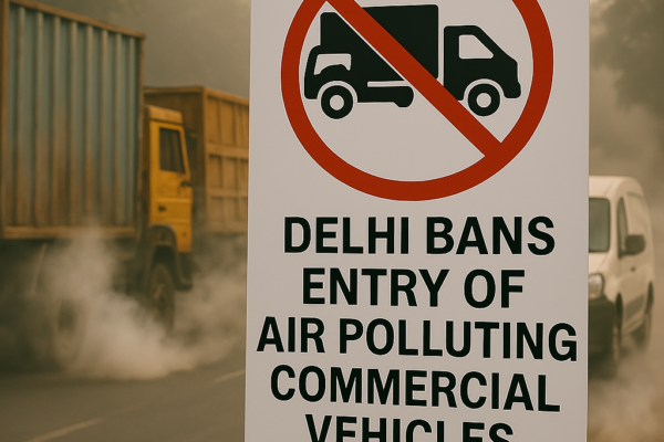 Delhi allows only BS-6, CNG, EV commercial vehicles in Delhi from 1st November 2025