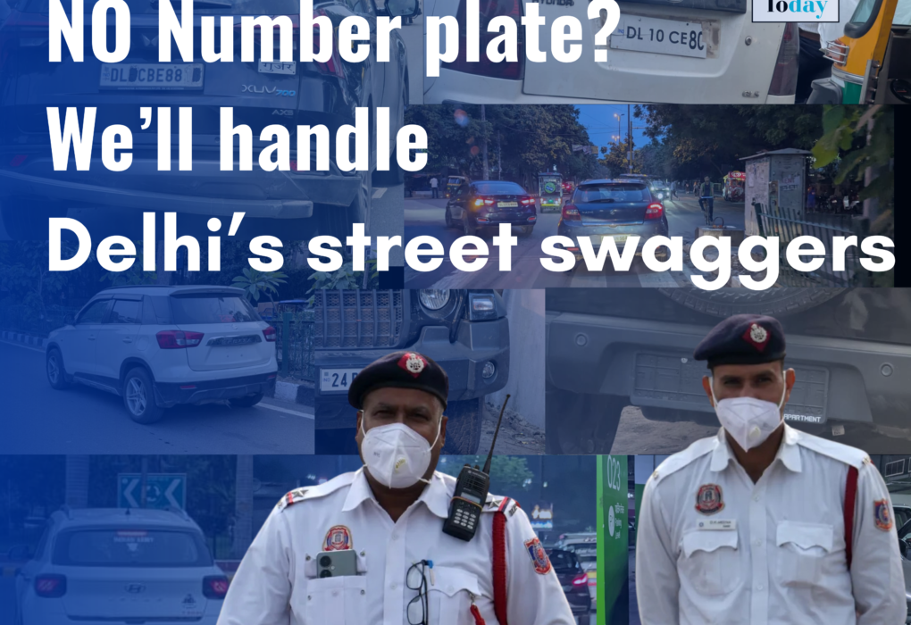 Delhi Traffic Police crackdown on vehicles