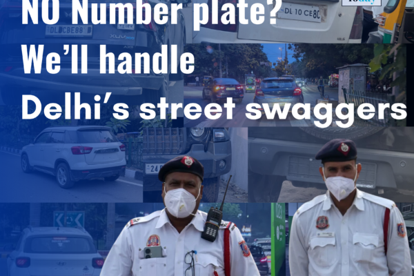 Delhi Traffic Police crackdown on vehicles