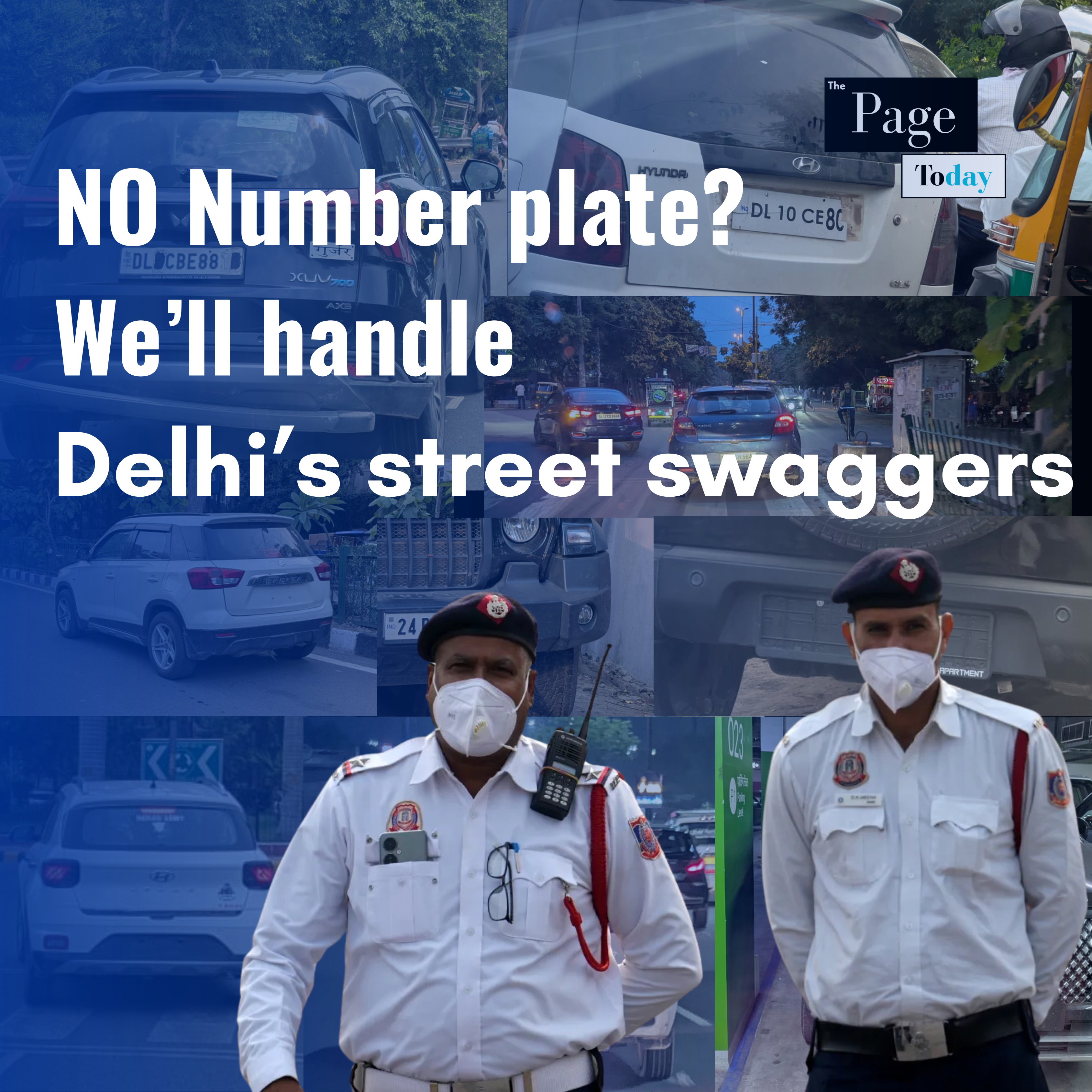 Delhi Traffic Police crackdown on vehicles