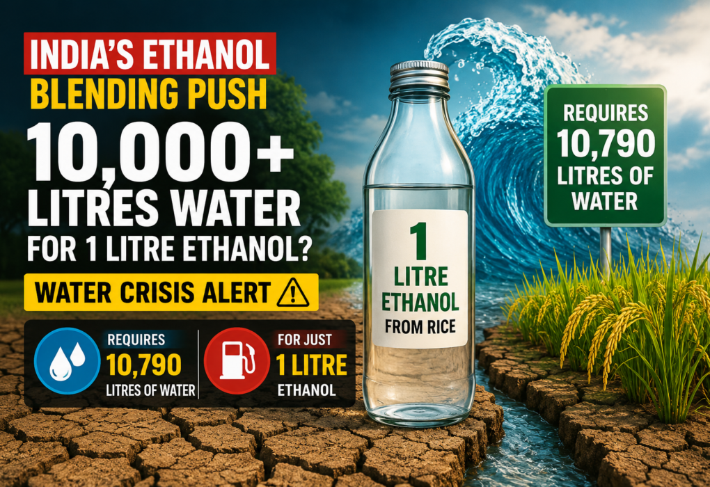 Ethanol production vs water crisis